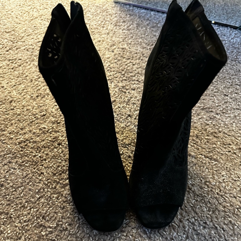 Diane Von Furstenberg Ankle boot with toe opening